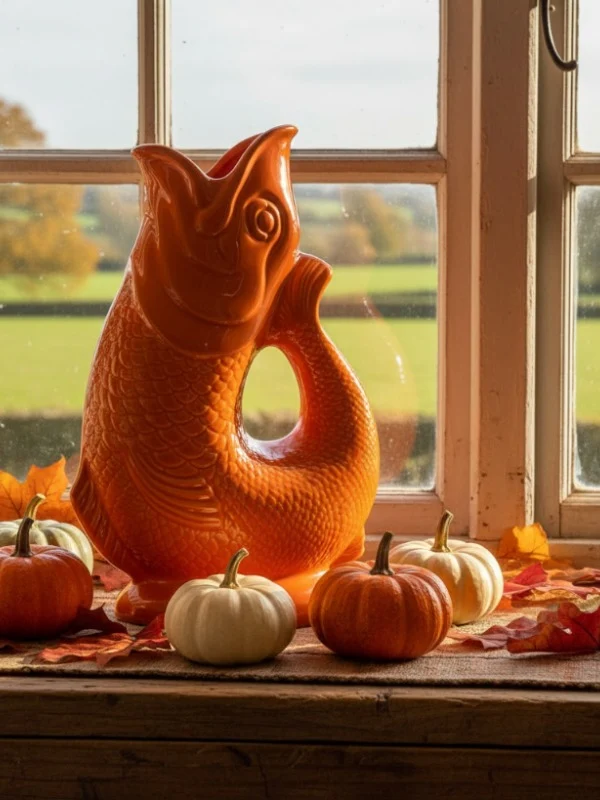 Wade Ceramics Gluggle Jug - Color : Orange