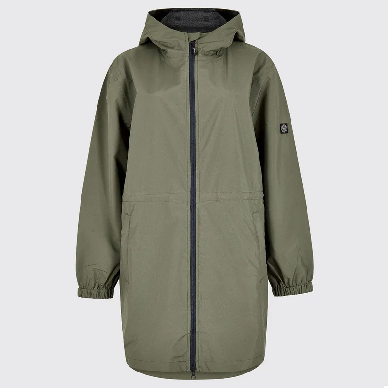 Dubarry Brookside Ladies' Hooded Rain Mac - Kelp