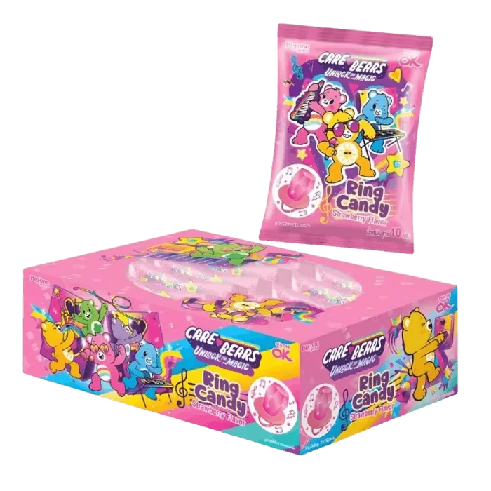 CARE BEARS Strawberry Ring Candy 10g