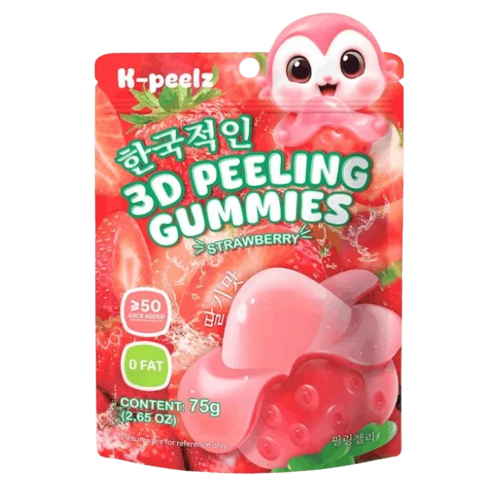 K PEELZ Peelable Gummies Strawberry 75g