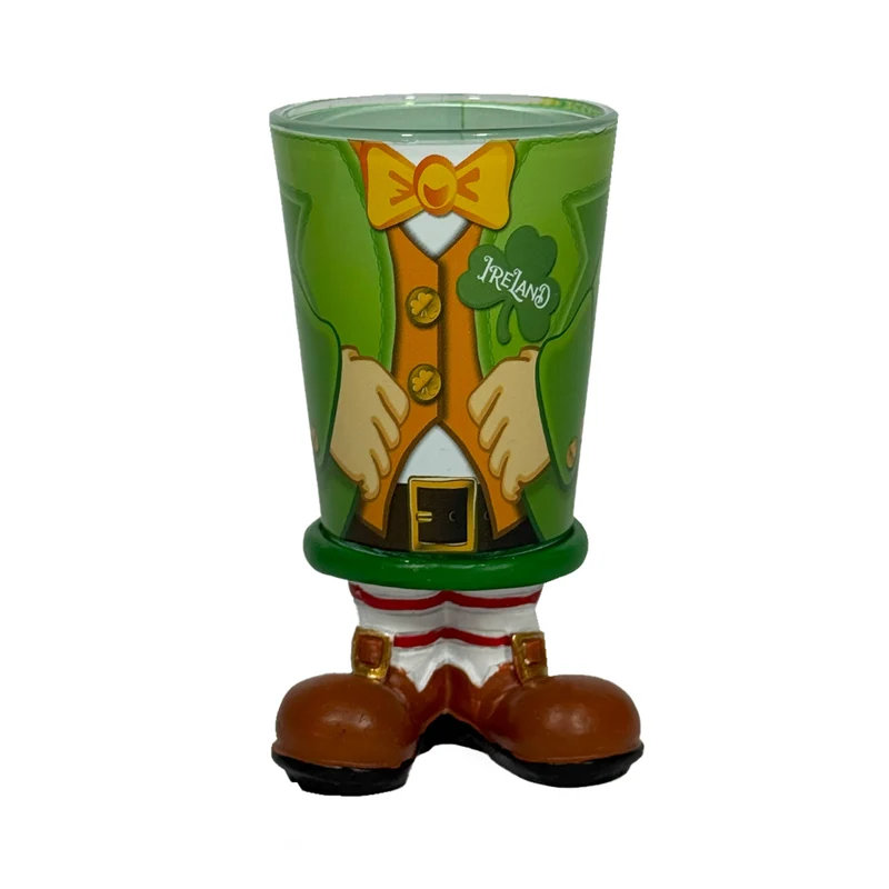 Leprechaun Feet Design Shot Glass