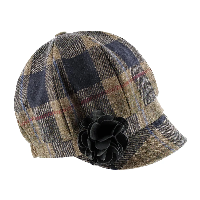Irish Ladies Wool Newsboy Cap
