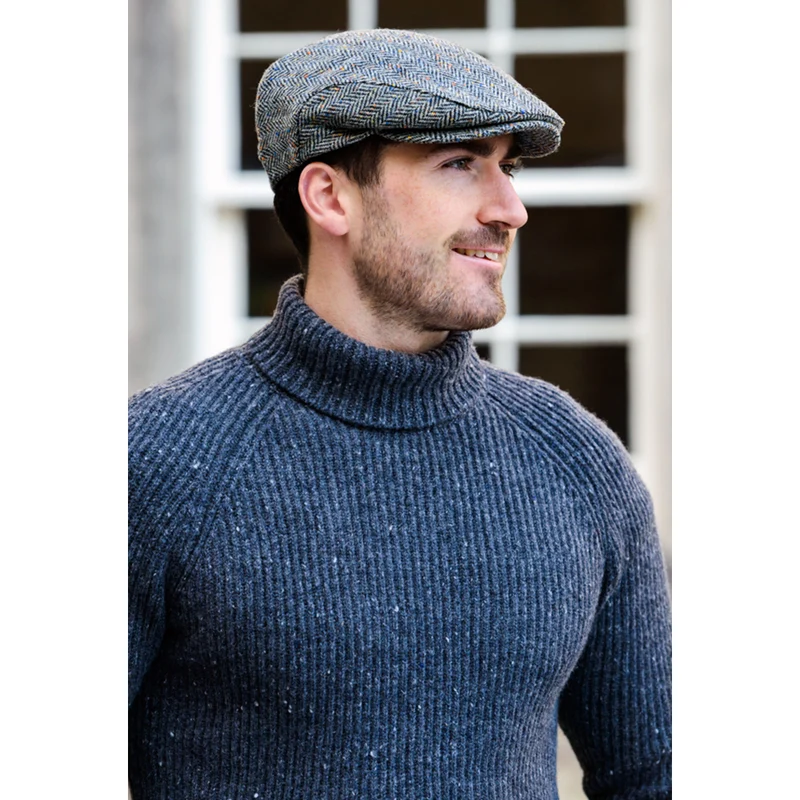 Mucros Weavers Trinity Wool Flat Cap