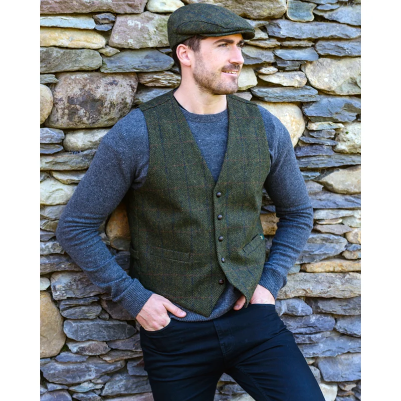 Mucros Weavers Trinity Wool Flat Cap
