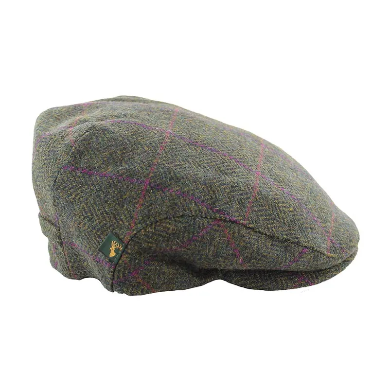 Mucros Weavers Trinity Wool Flat Cap