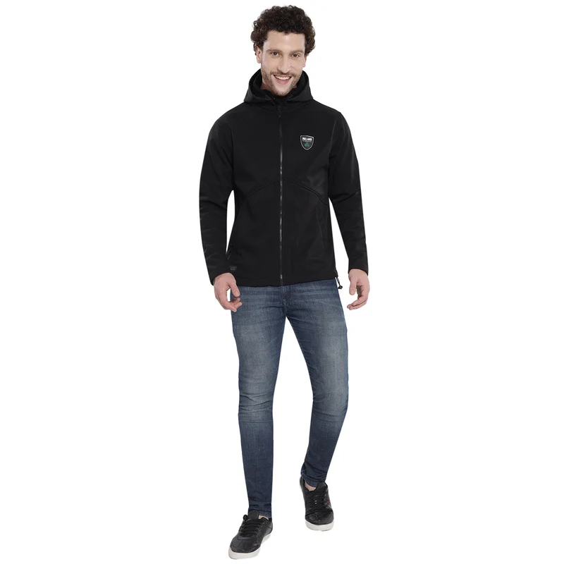Unisex Ireland The Emerald Isle Black Softshell Jacket