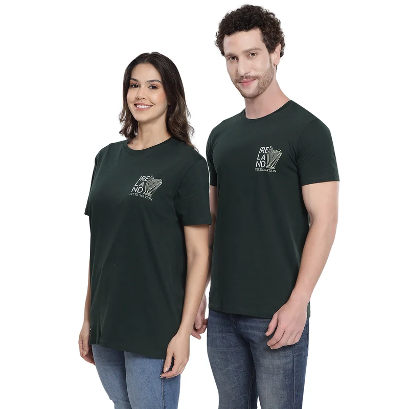 Unisex Viking Ireland Forest Green T-Shirt