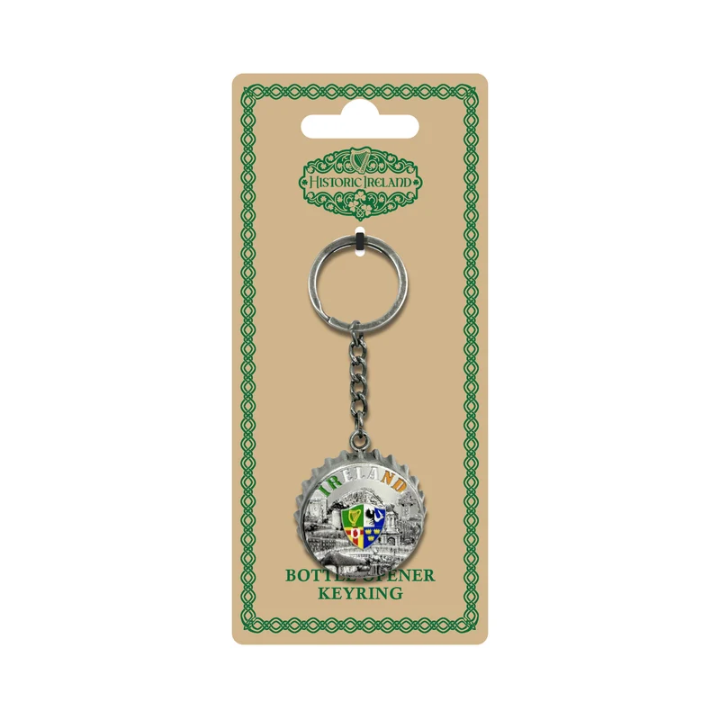 Ireland Bottle Top Bottle Opener Keyring