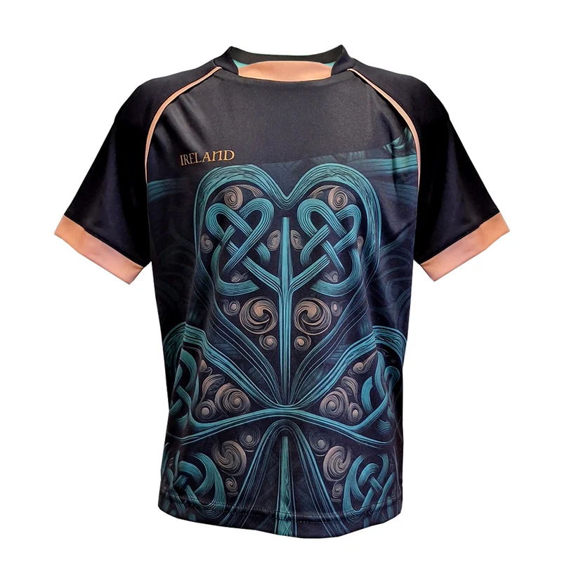 Kids Ireland Big Shamrock Performance T-Shirt