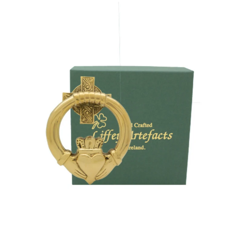 Brass Claddagh Medium Door Knocker