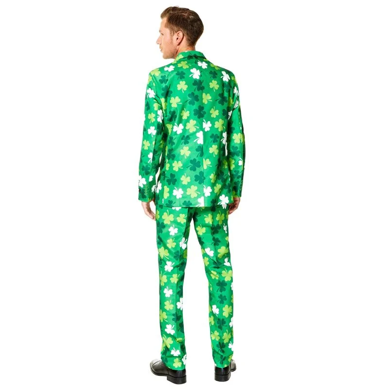 Men's St. Patrick's Day Green Shamrock Suit