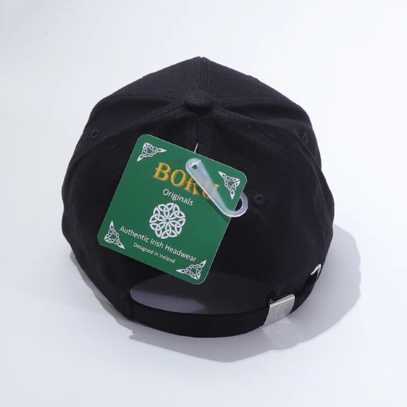 Mens Celtic Ireland Black Baseball Cap