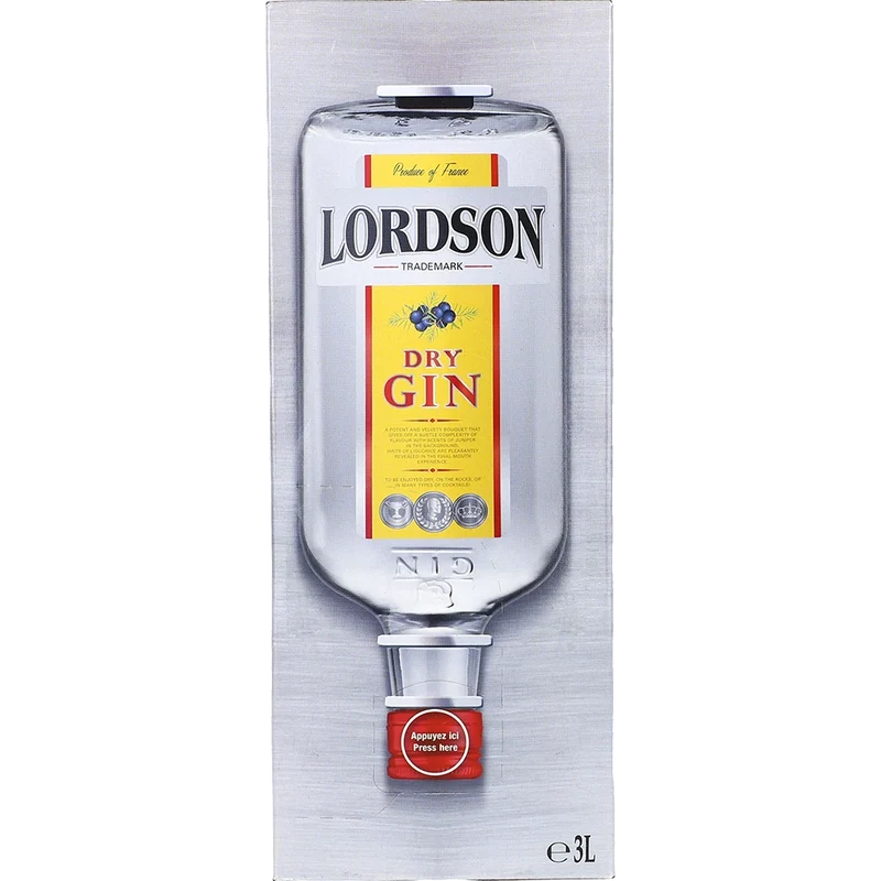 Lordson Dry Gin 37.5 % 3L BIB