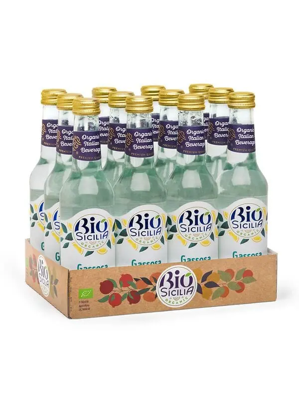 Gassosa Polara Bio, Confezione da 12 Bottiglie x 27,5 cl