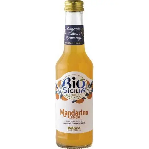 Mandarino al Limone Polara Bio, confezione da 12 Bottiglie x 27,5cl