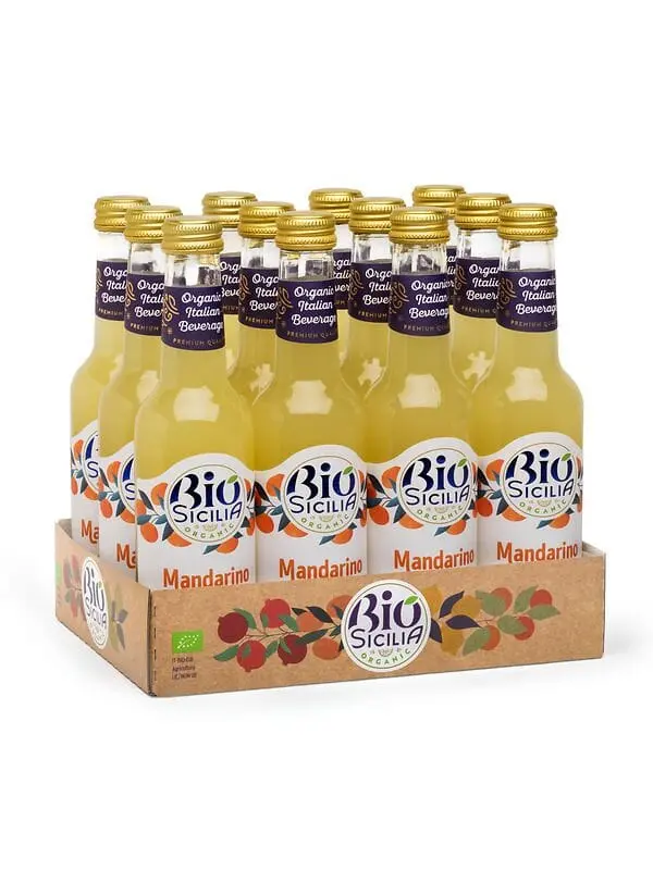 Mandarino al Limone Polara Bio, confezione da 12 Bottiglie x 27,5cl