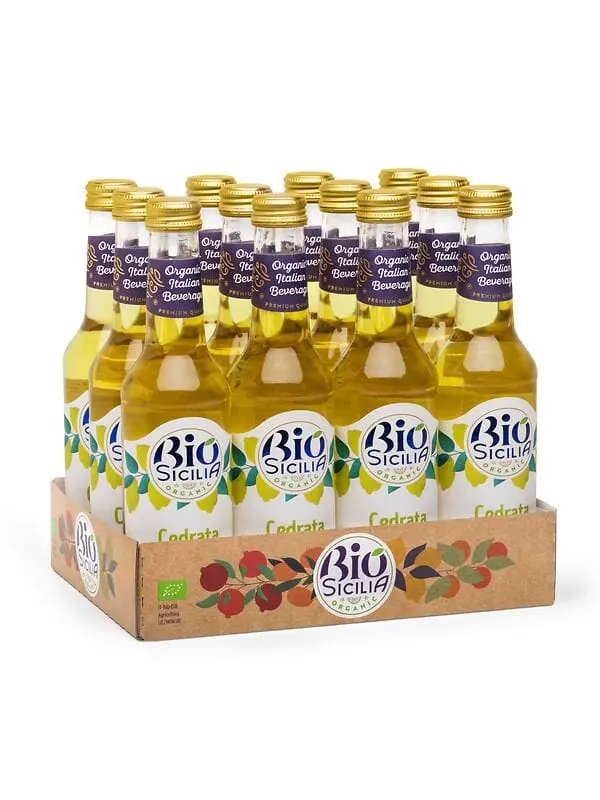 Cedrata Polara Bio, Confezione da 12 Bottiglie x 27,5 cl