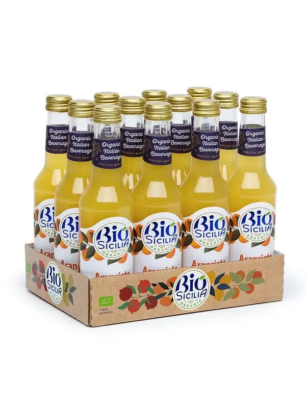 Aranciata Polara Bio, confezione da 12 Bottiglie x 27,5 cl
