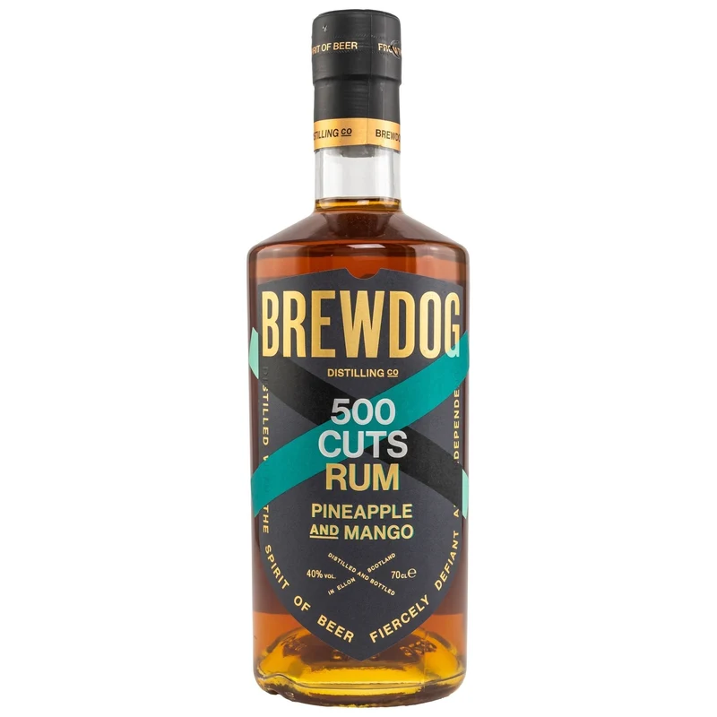 BrewDog 500 Cuts Pineapple & Mango Rum 40% 0,7L FL