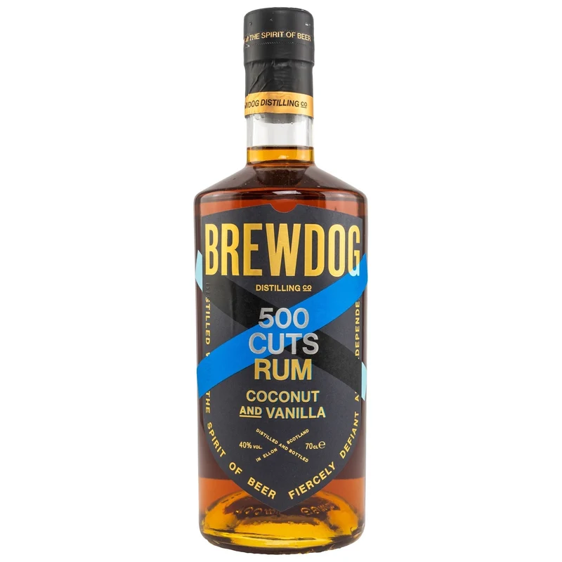 BrewDog 500 Cuts Coconut & Vanilla Rum 40% 0,7L FL