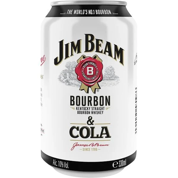 Jim Beam Bourbon & Cola 10% 0,33L DS