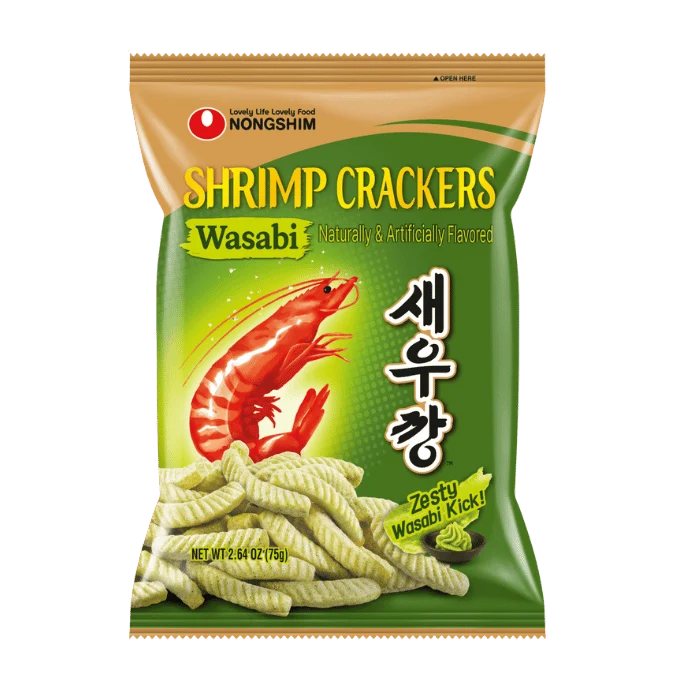 NONGSHIM Shrimp Cracker Wasabi 90G