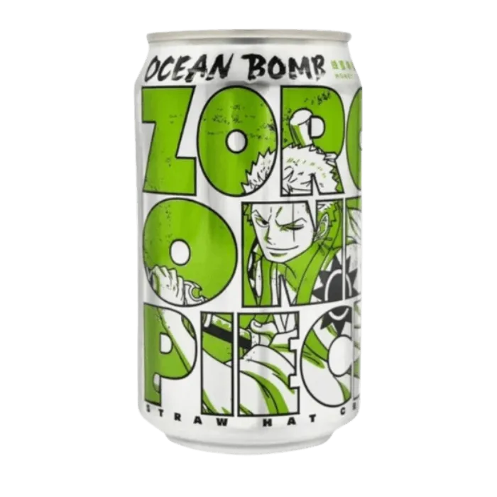 OCEAN BOMB ONE PIECE Zoro Honey Lemon 330ML Kohlensäurehaltiges Erfrischungsgetränk
