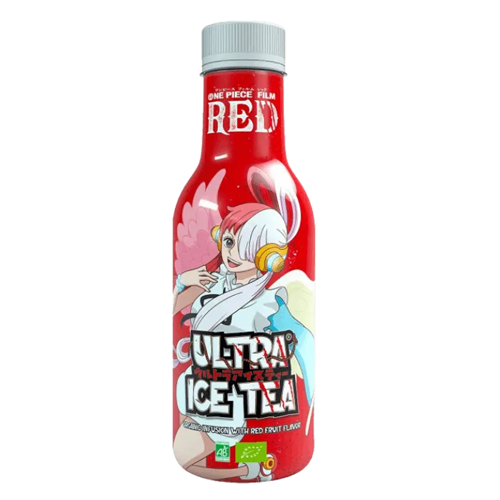 ULTRA ICE TEA BIO One Piece RED Uta 500ML Bio Eistee aus der Schweiz