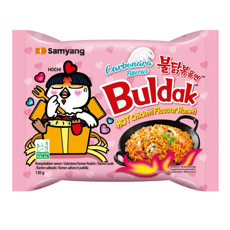 SAMYANG Buldak Carbonara Hot Chicken Ramen 130G