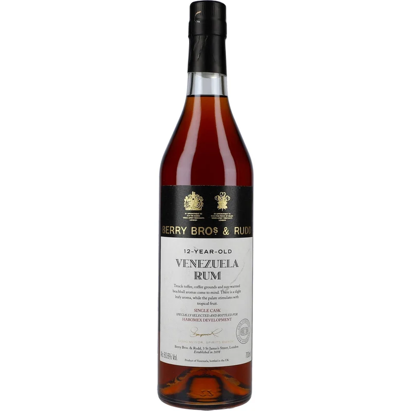 Berry Bros & Rudd Venezuelan Single Cask Rum Cask Strength 12y 60,6% 0,7L FL