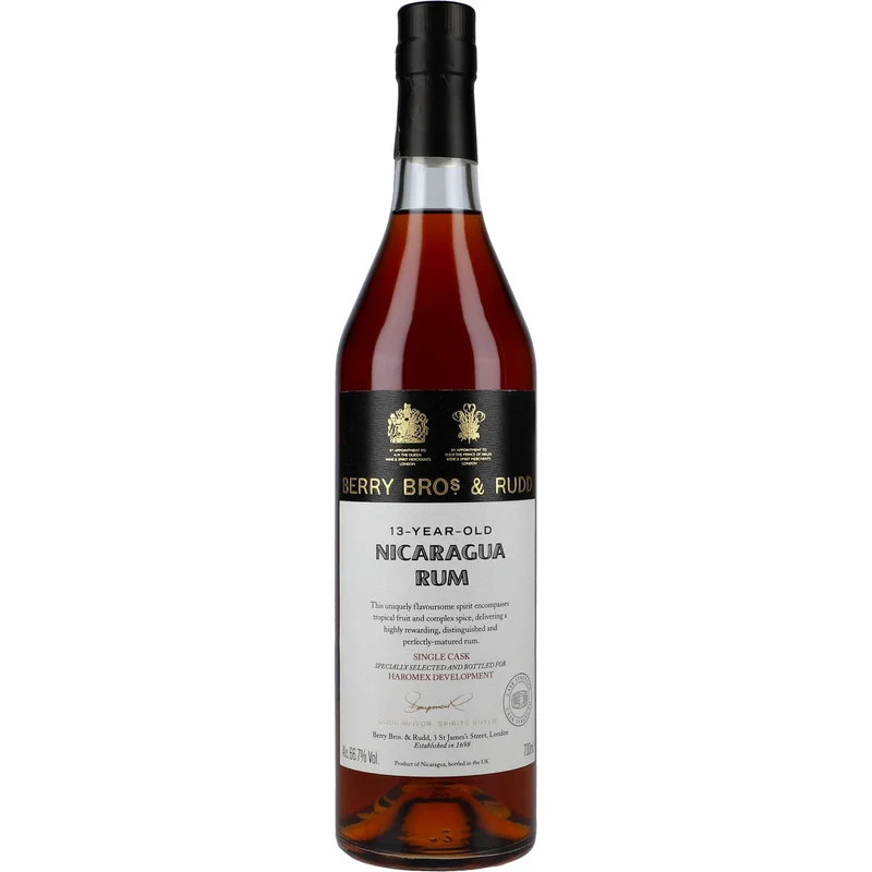 Berry Bros & Rudd Nicaraguan Single Cask Rum Cask Strength 13YO 66,7% 0,7L FL