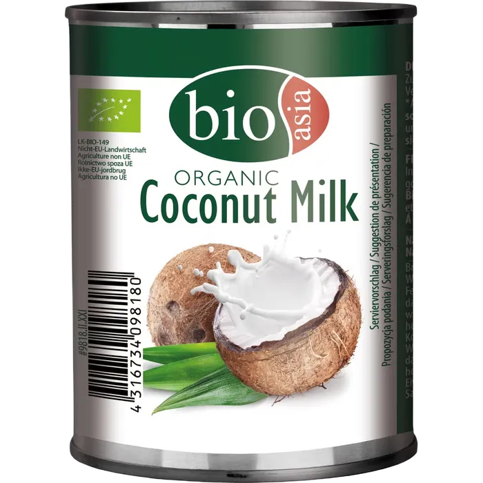 BIOASIA Organic Coconut Milk 150ML Bio Kokosmilch
