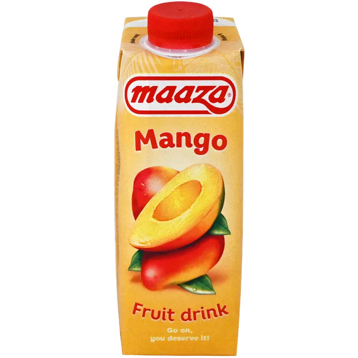 MAAZA Mango Getränk 330ML Tropisches Mango Fruchtsaftgetränk im Tetrapak