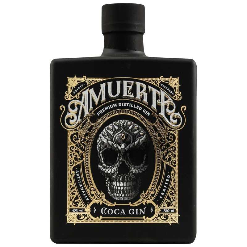 Amuerte Coca Leaf Gin Black Edition 43% 0,7L FL