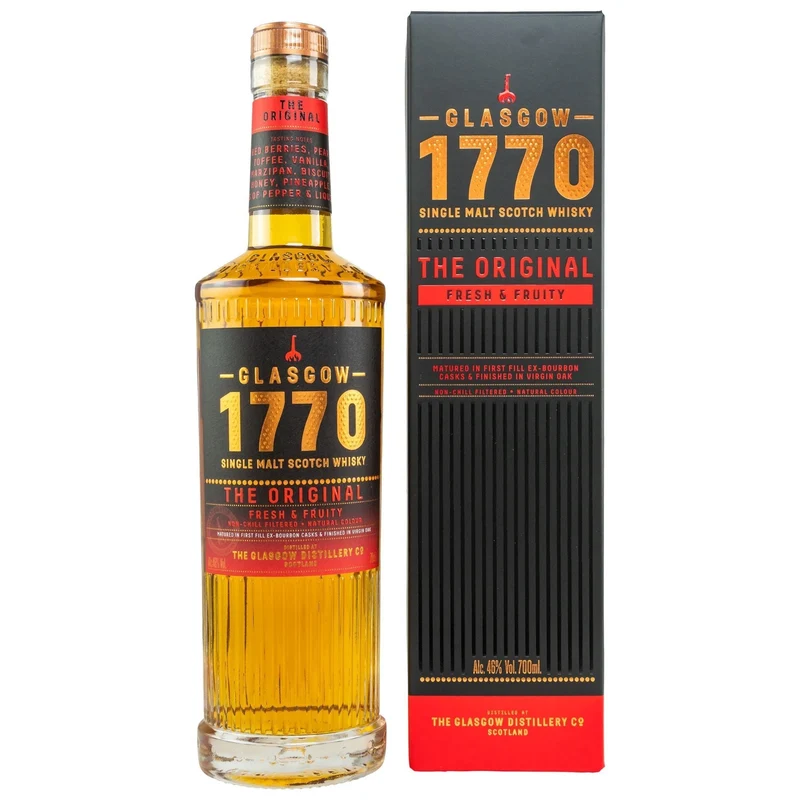 1770 Glasgow Single Malt Scotch Whisky - The Original 46% 0,7L FL