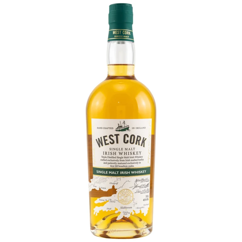 West Cork Single Malt Irish Whiskey 40% 0,7L FL