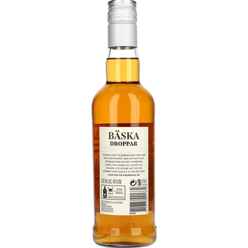 Bäska Droppar 40 % 0,5L FL