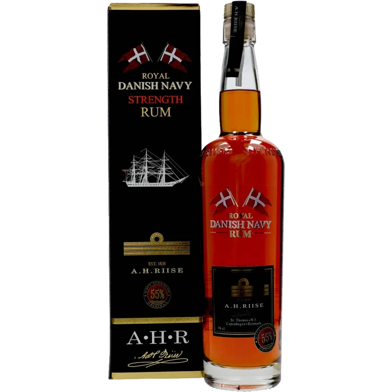 A.H. Riise Royal Danish Navy Strength Rum 55 % 0,7L FL
