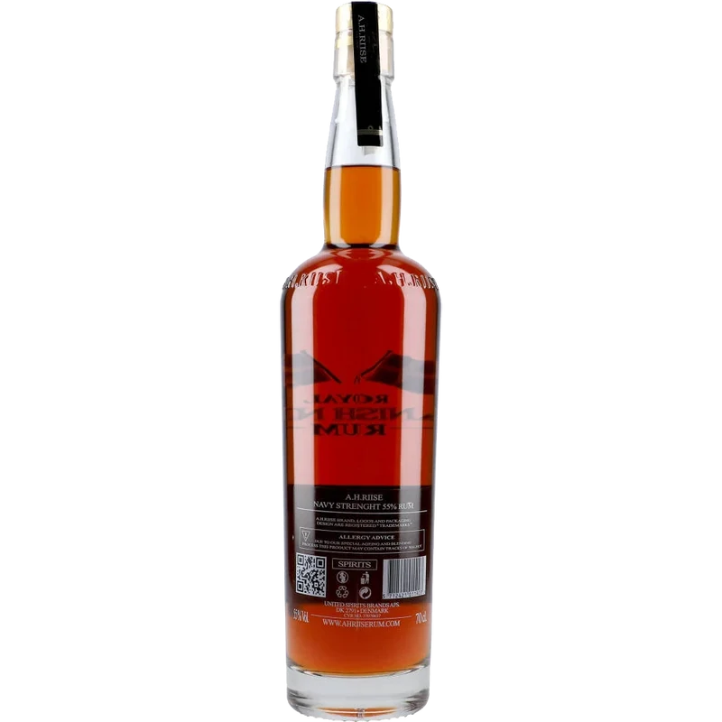 A.H. Riise Royal Danish Navy Strength Rum 55 % 0,7L FL