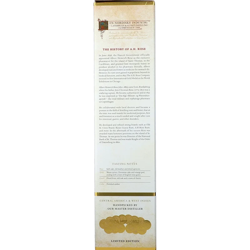A.H. Riise 1888 Gold Medal Rum 40 % 0,7L FL