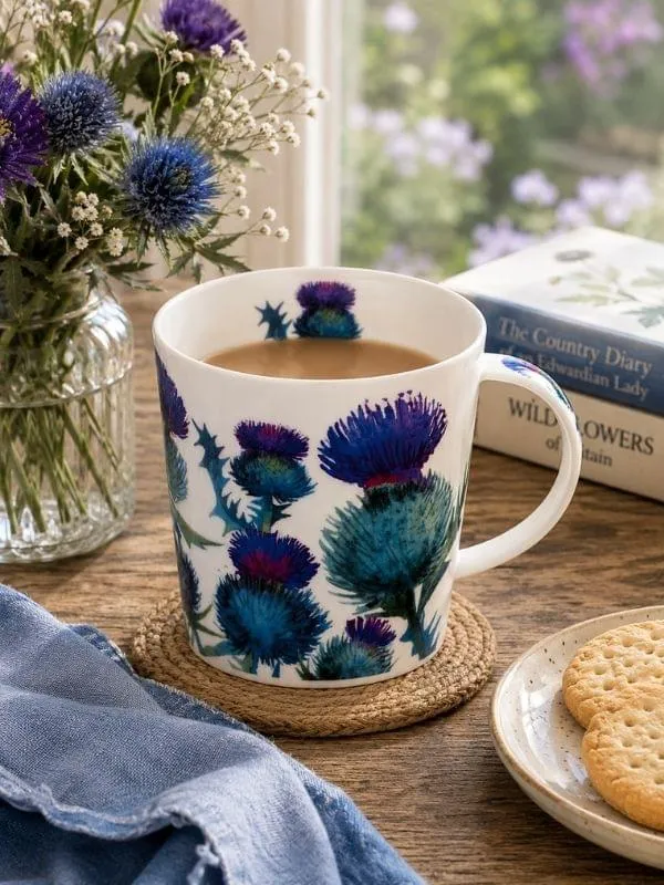 Dunoon Cairngorm Scottish Thistles Mug