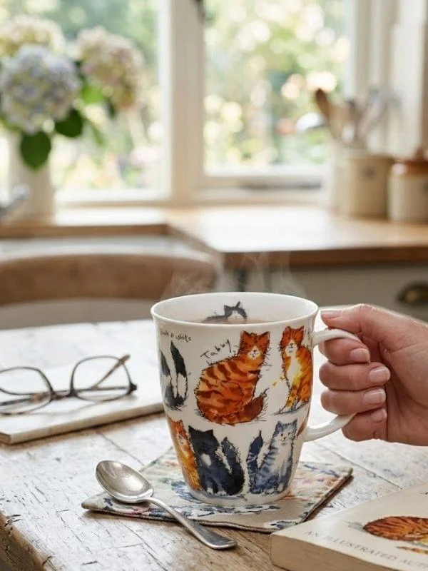 Dunoon Nevis Messy Cats Mug