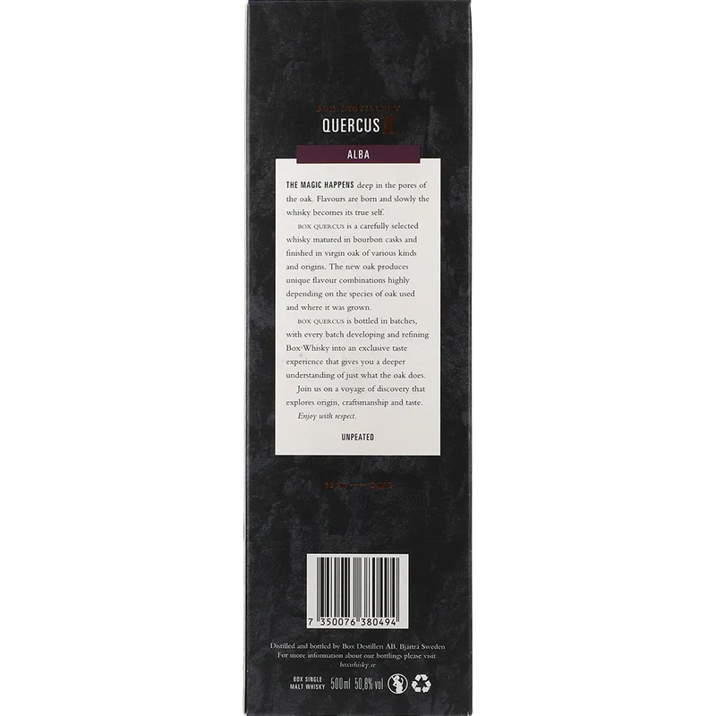 High Coast Box Quercus II Alba 50.8 % 0,5L FL