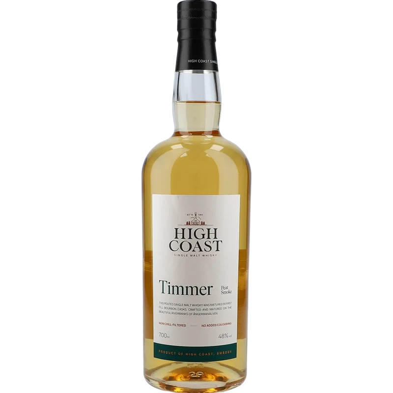 Box Whisky High Coast TIMMER Peat Smoke 48 % 0,7L FL
