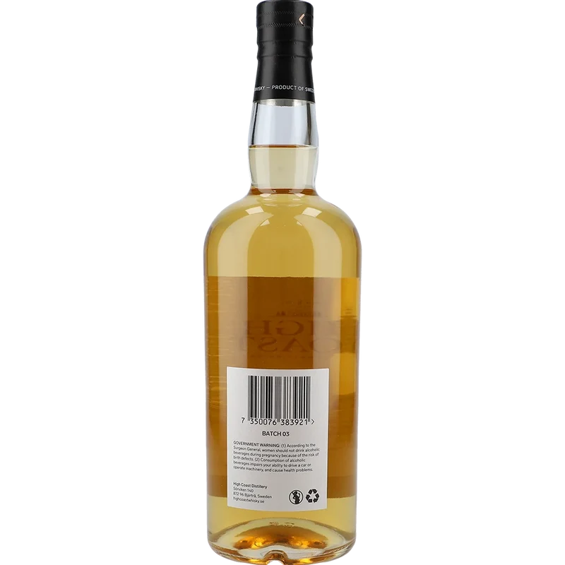 Box Whisky High Coast TIMMER Peat Smoke 48 % 0,7L FL