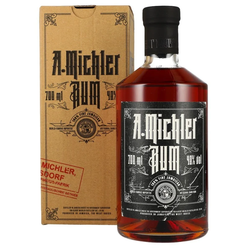 Michlers Jamaican Artisanal Dark Rum -GB- 40% 0,7L FL