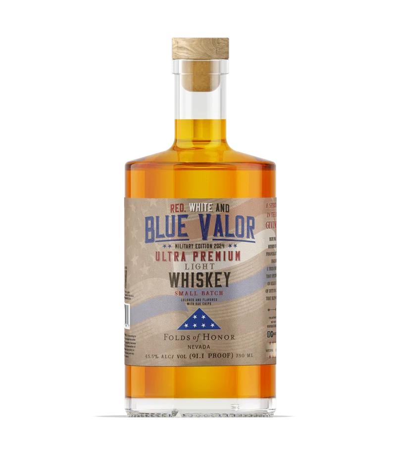 Blue Valor Whiskey - Benefitting the Folds of Honor Charity