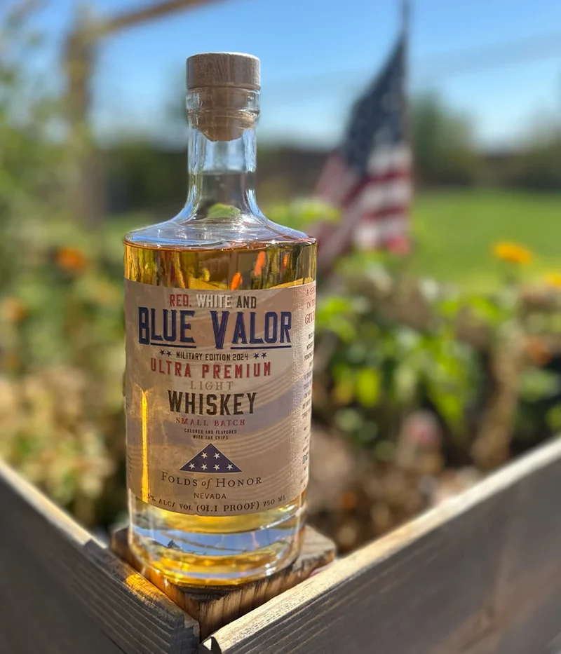 Blue Valor Whiskey - Benefitting the Folds of Honor Charity
