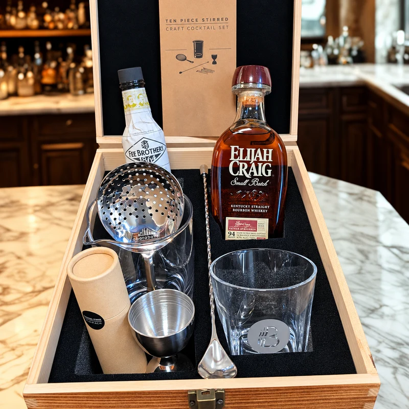 Old-Fashioned Cocktail Box Gift Set