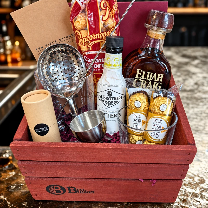 Old-Fashioned Cocktail Gift Basket